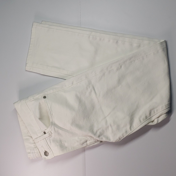 Uniqlo Men's White Slim Fit Jeans - Picture 2 of 7